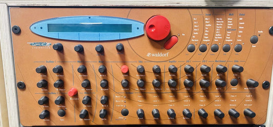 Set Of Waldorf Microwave XT Charcoal (42) And Red (2) Knobs image 1