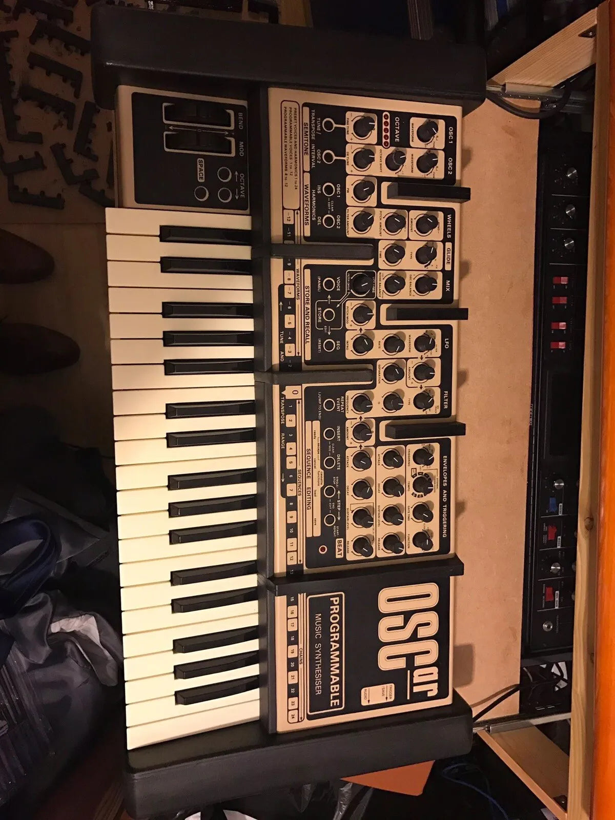 Oxford Synthesiser Company Oscar Rubber Partition Parts (set Of 6) image 5