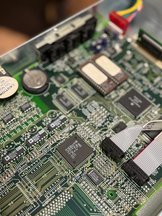 The battery in your 1980s synth is on a clock