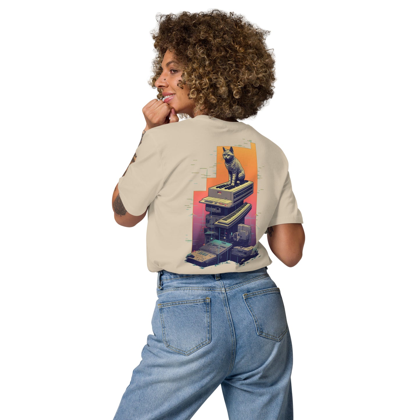 Unisex organic cotton t-shirt - Desert Dust, L image