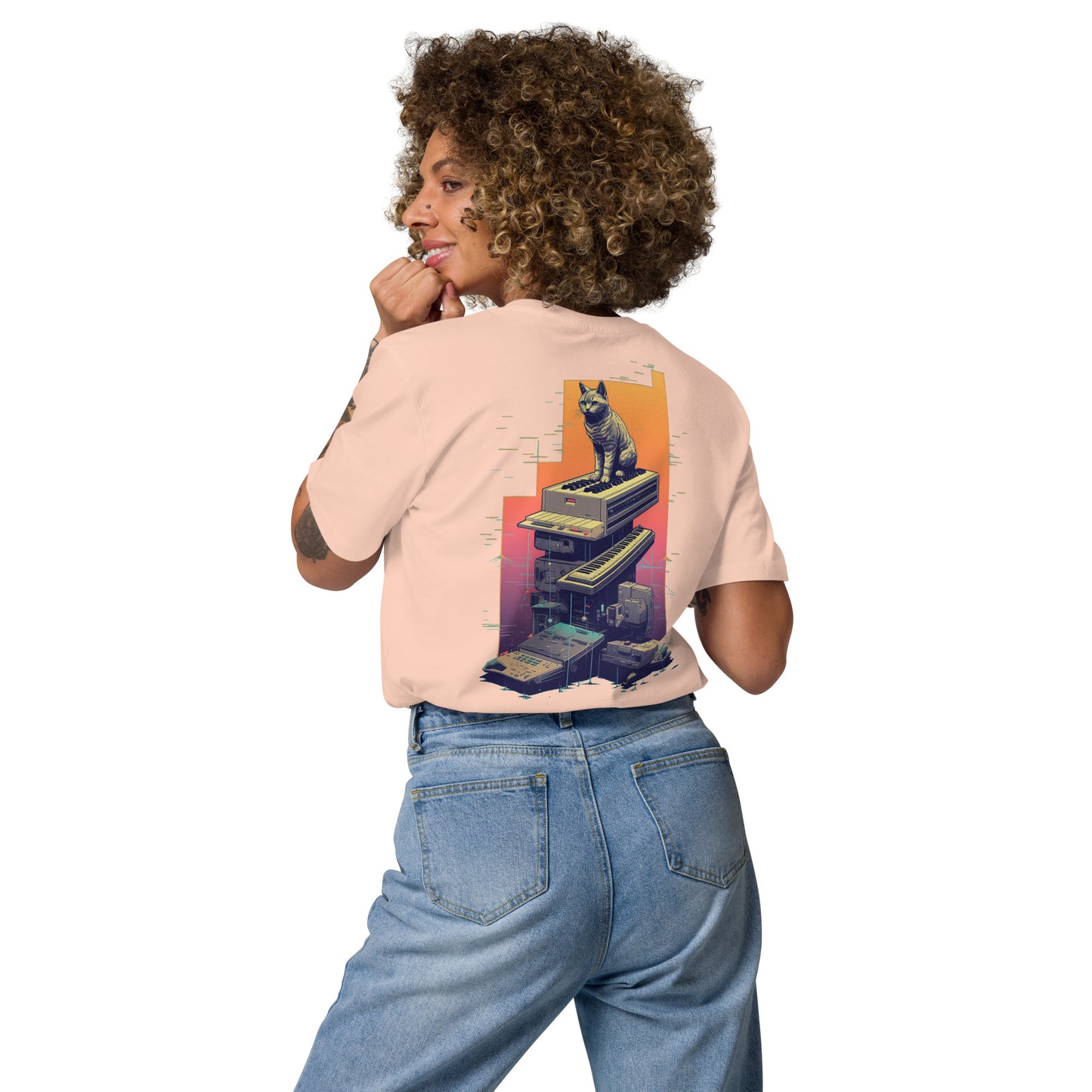 Unisex organic cotton t-shirt - Fraiche Peche, XL image