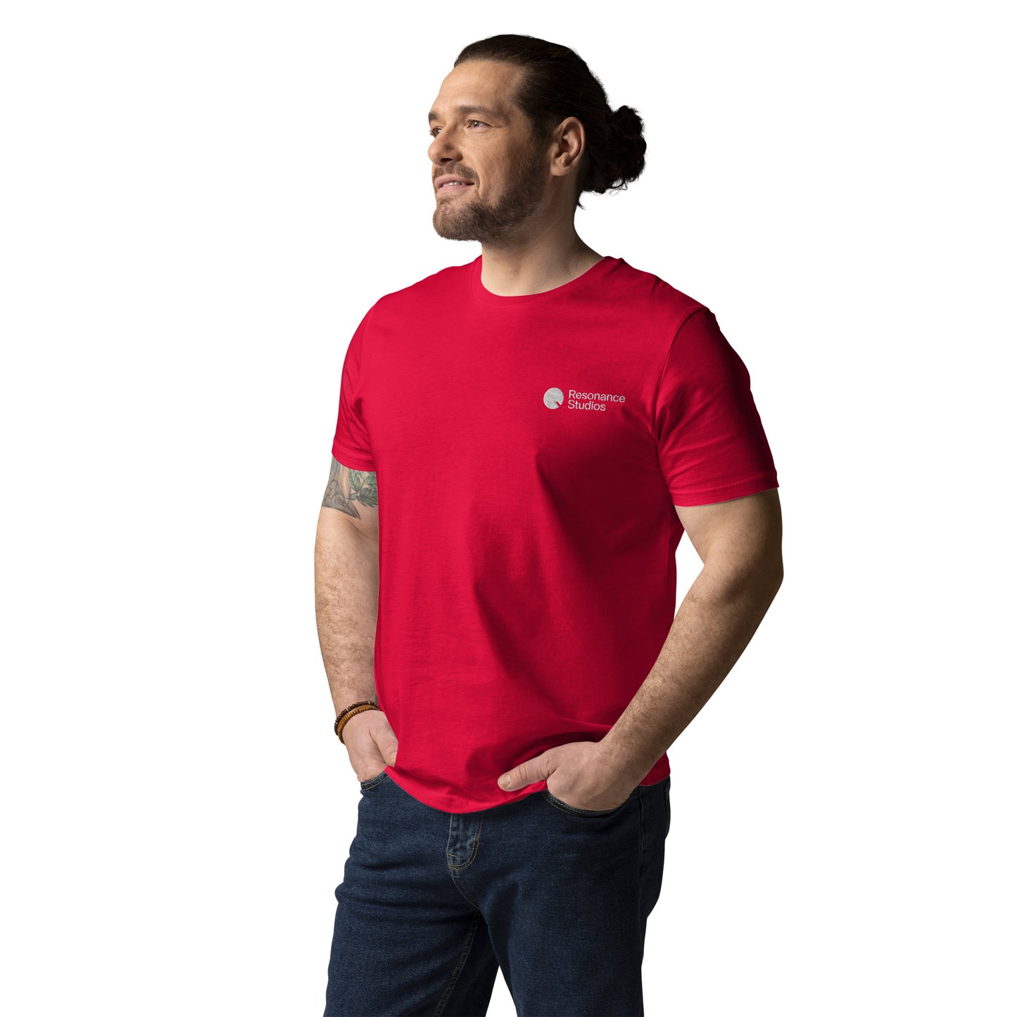 Unisex organic cotton t-shirt - Red, M image
